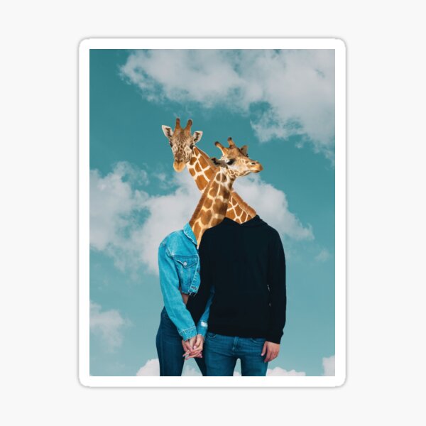 Item preview, giraffes in love designed and sold by Maisie Kane.