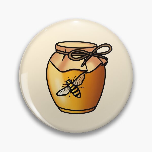 Item preview, Honey Pot with Bee designed and sold by ambertanderes.