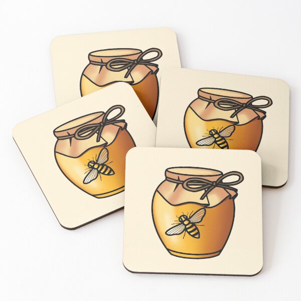 Item preview, Honey Pot with Bee designed and sold by ambertanderes.