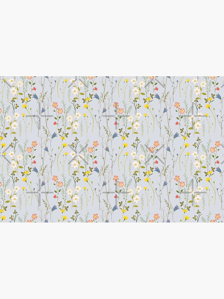 Aperçu 2 sur 2. Skin adhésive d'ordinateur avec l'œuvre Fleurs d'été créée et vendue par artiisan.