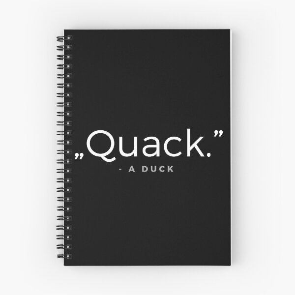 Item preview, Quack. - a duck quota designed and sold by ubaDesigns.