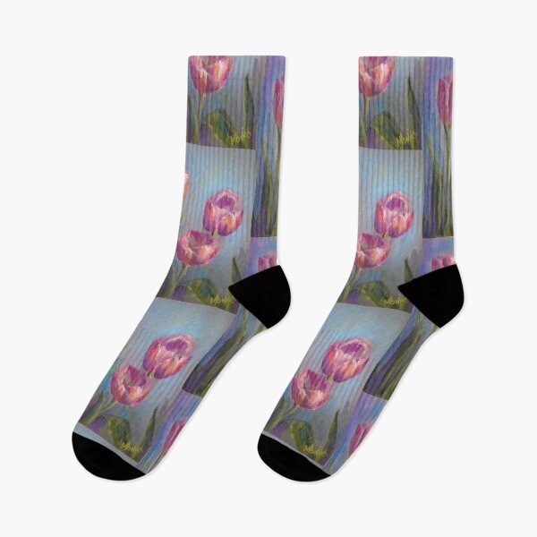 Artikelvorschau, Rosa Tulpenmalerei entworfen und verkauft von Life Is Beautiful.