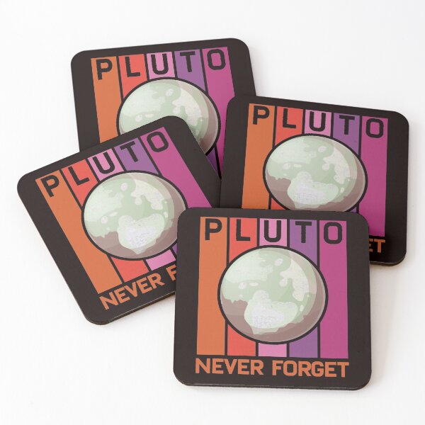 Item preview, Retro Never Forget Pluto Funny Space Science Vintage 70s designed and sold by merchzy.