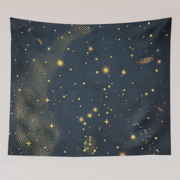 Item preview, Orion Belt Constellation (blue background) designed and sold by Octavia Soldani.
