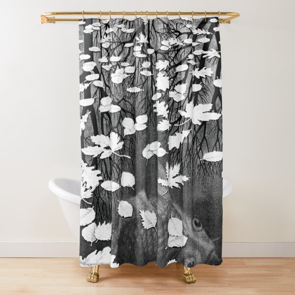 Three Worlds Shower Curtain