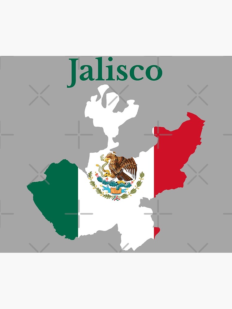 Lámina Metálica Mapa Del Estado De Jalisco México De Marosharaf Redbubble 9339