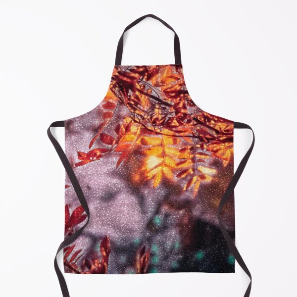 Item preview, Golden leaves with purple starry background designed and sold by SulkaCreative.