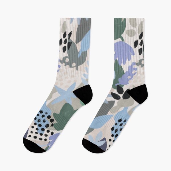 Item preview, Neutral Leaves by the Sea: Brush Strokes Pattern designed and sold by Sarah Downen.