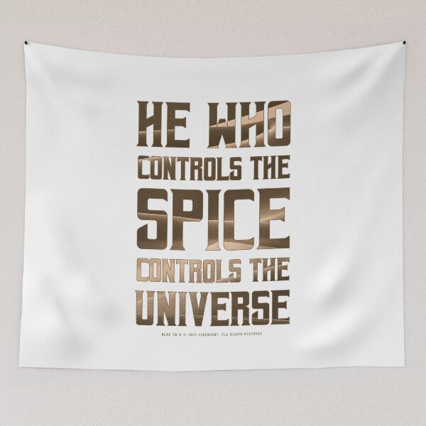 Item preview, Dune - He who controls the Spice controls the universe (Dark) - designed and sold by Printerially.