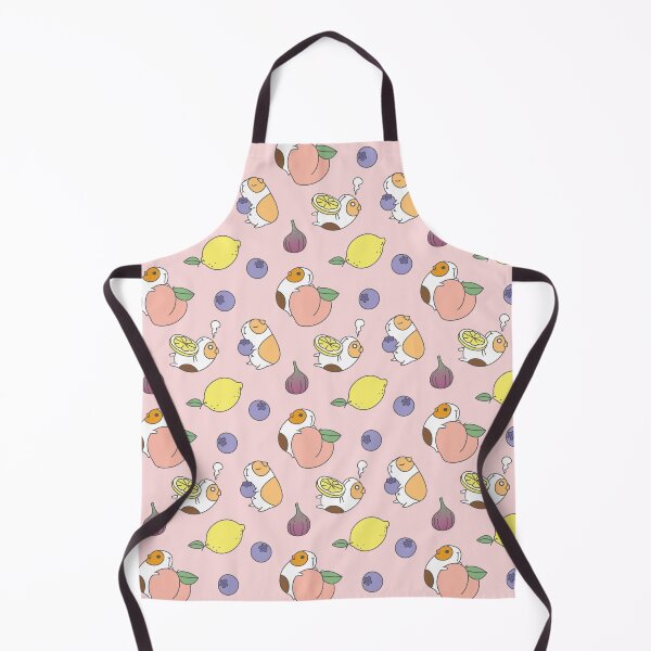 Guinea pigs with fruits pattern Apron