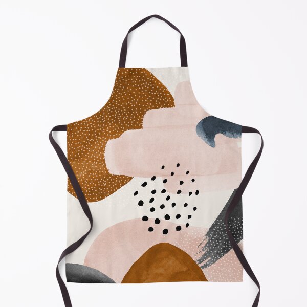 Item preview, Modern Minimalist Trendy Boho Abstract Art Brown, Pink and Grey designed and sold by TriadArtDesign.