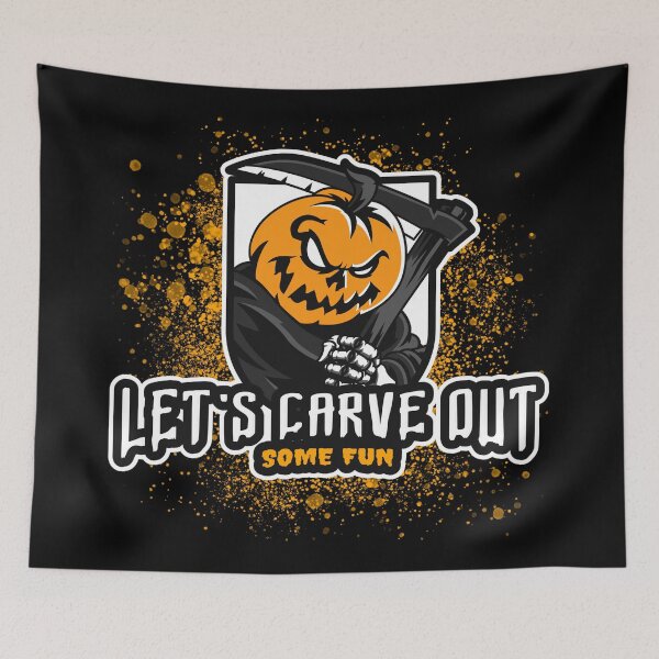 Item preview, Angry Pumpkin - Let's Carve Out Some Fun designed and sold by ZenCloak.