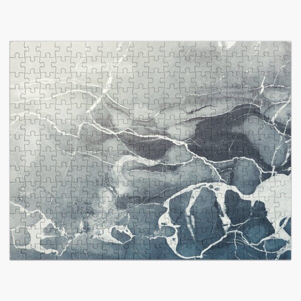 Blue Sea Marble Jigsaw Puzzle