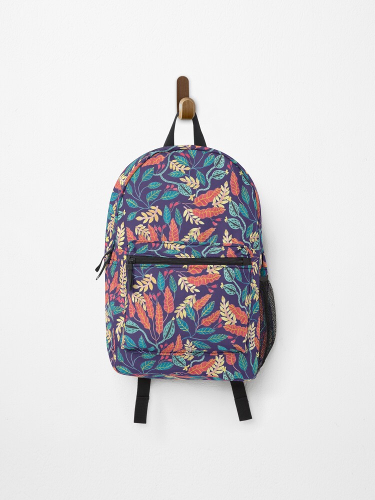 Spiral Burnt Rose - Shoulder Bum-Bag with Printed Strap