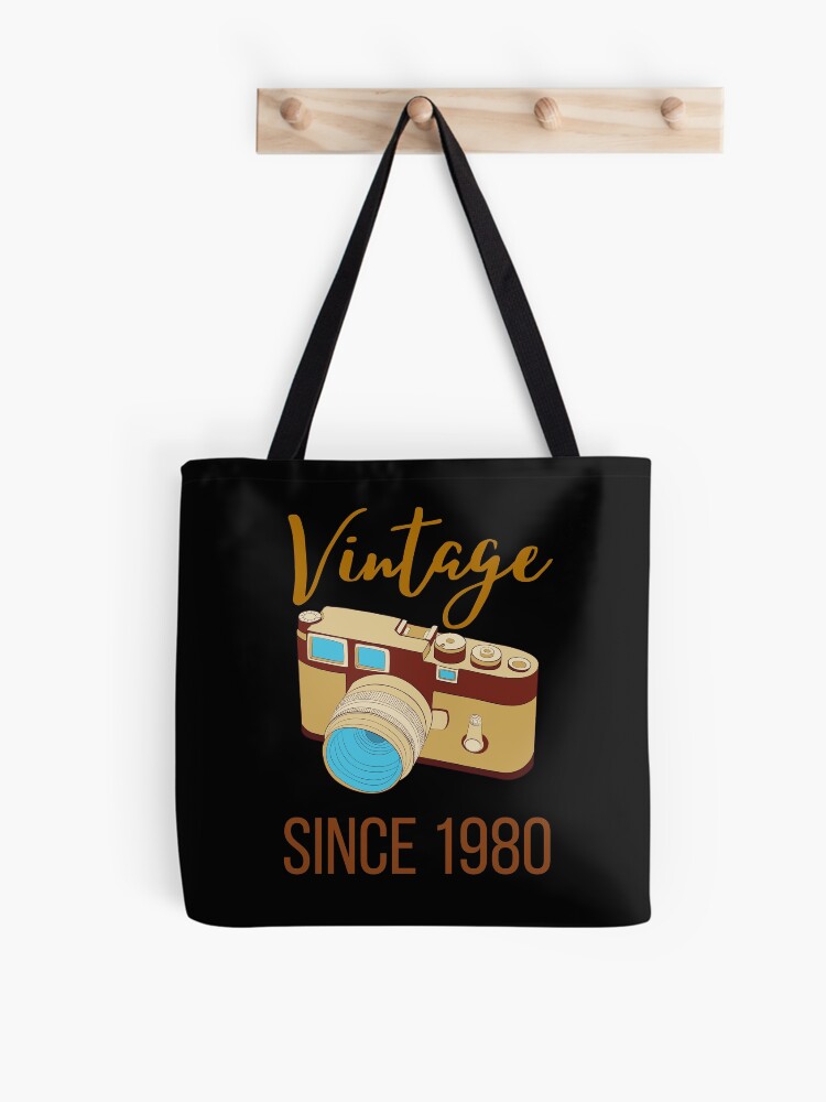 Thumbnail 1 of 2, Tote Bag, Retro Camera since 1980 designed and sold by OneTimeEngineer.