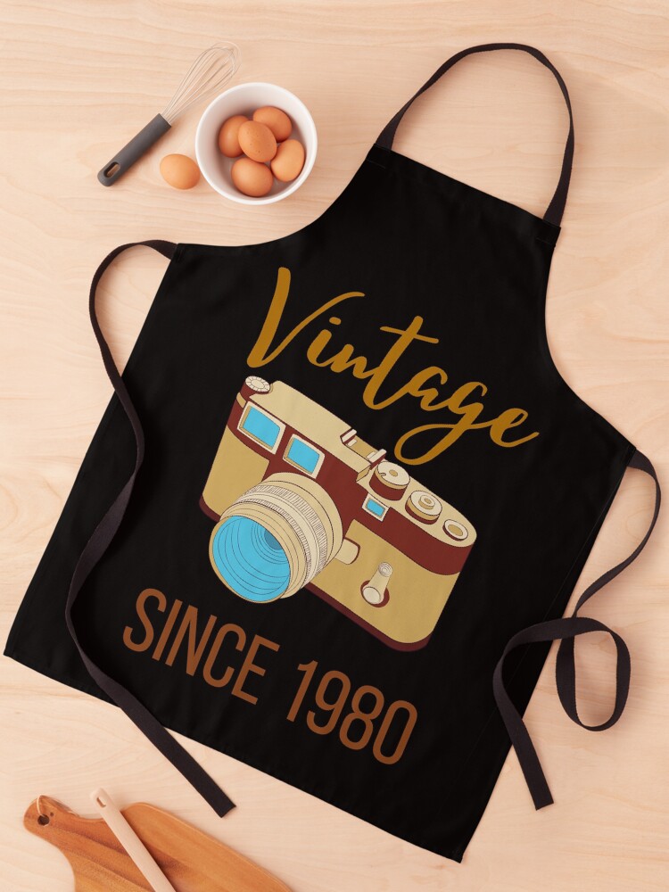 Thumbnail 1 of 6, Apron, Retro Camera since 1980 designed and sold by OneTimeEngineer.
