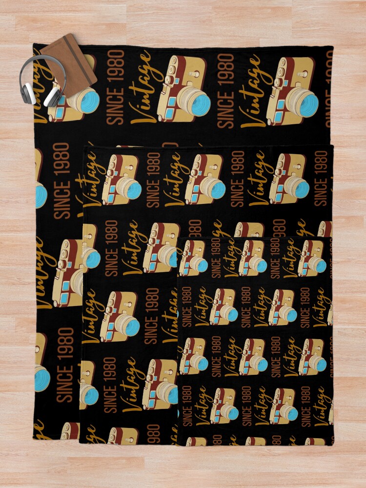 Thumbnail 5 of 6, Throw Blanket, Retro Camera since 1980 designed and sold by OneTimeEngineer.