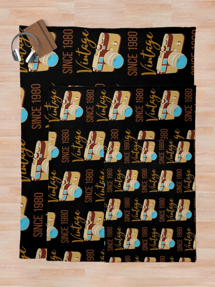 Thumbnail 5 of 6, Throw Blanket, Retro Camera since 1980 designed and sold by OneTimeEngineer.