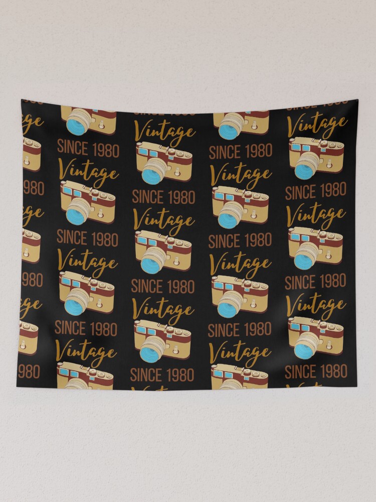 Thumbnail 2 of 3, Tapestry, Retro Camera since 1980 designed and sold by OneTimeEngineer.