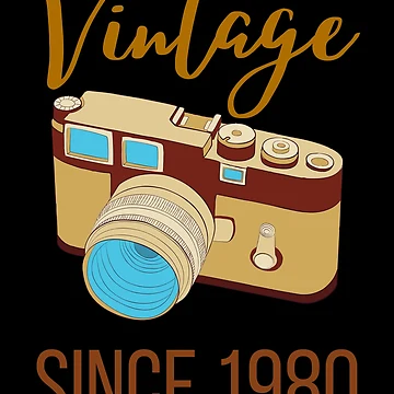 Artwork thumbnail, Retro Camera since 1980 by OneTimeEngineer