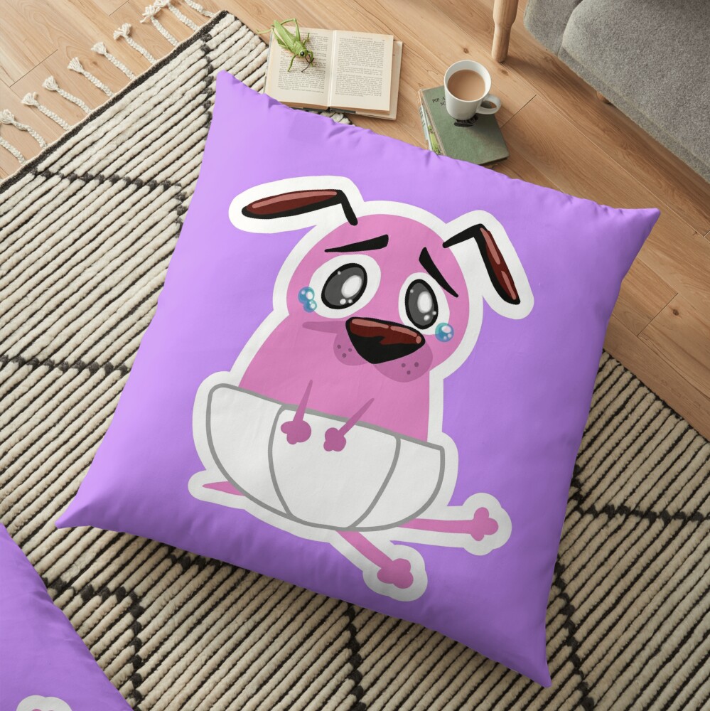 courage the cowardly dog pillow