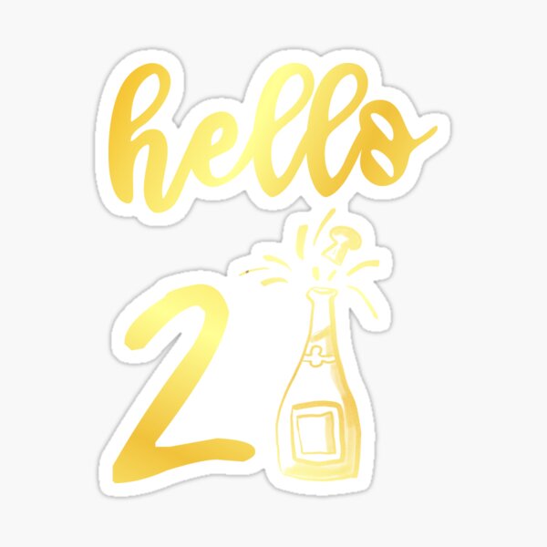 Item preview, Hello 2021 Happy New year 2021 designed and sold by UArt.