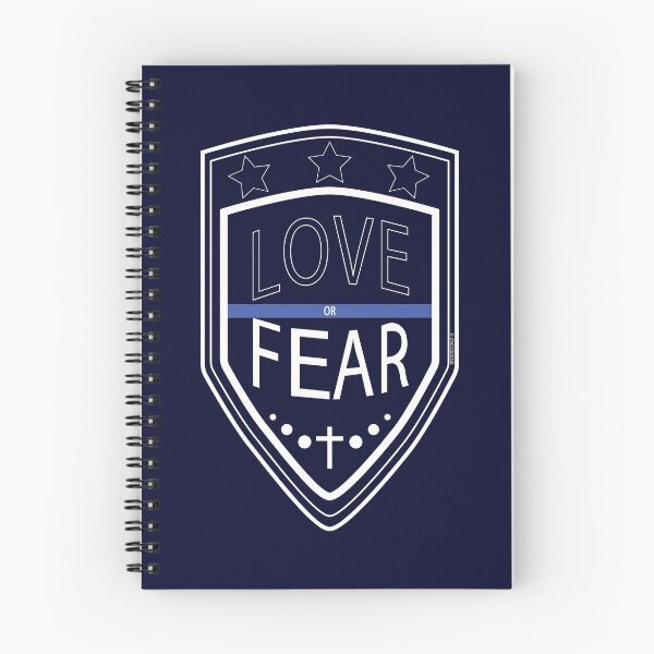 Item preview, Love or Fear | White Badge designed and sold by ZMorrisDesigns.