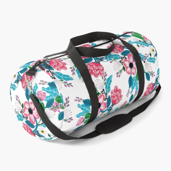 "Rose Garden White" Duffle Bag for Sale by artiisan Redbubble