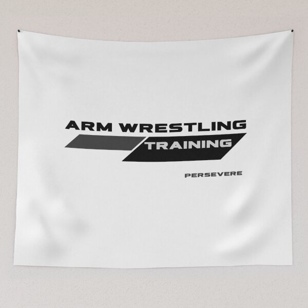 Item preview, ARM WRESTLING TRAINING, WHITE, BLACK (OR) designed and sold by Tru-Intuit.