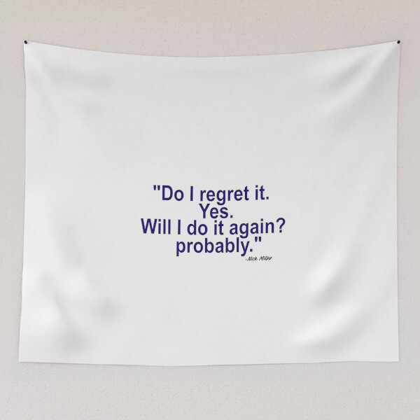 Item preview, "Do I regret it..." designed and sold by SHAMTEES.