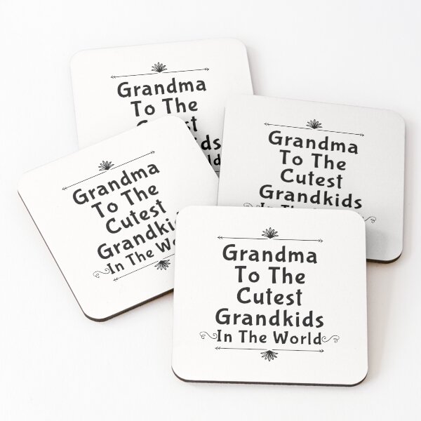 Item preview, Grandma to The Cutest Grandkids in the World designed and sold by PetitePeche.