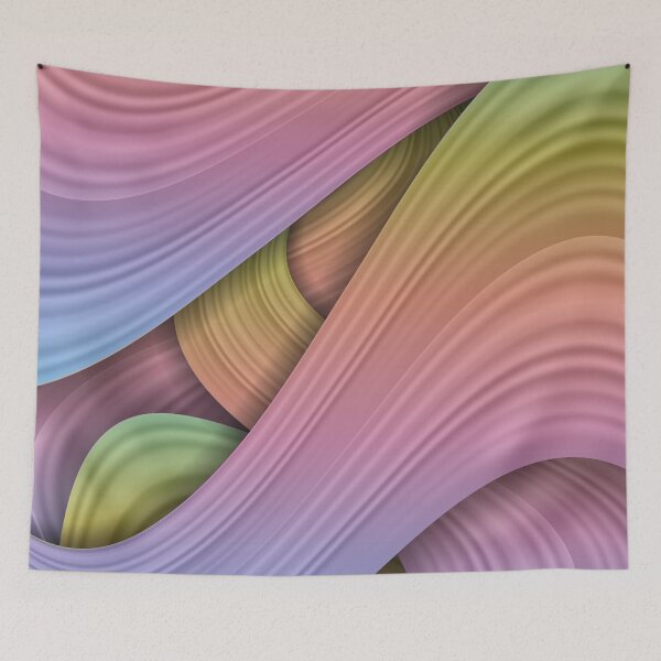 Item preview, Fondo abstracto de línea colorida, líneas suaves, diseño degradado. designed and sold by Goodboss.