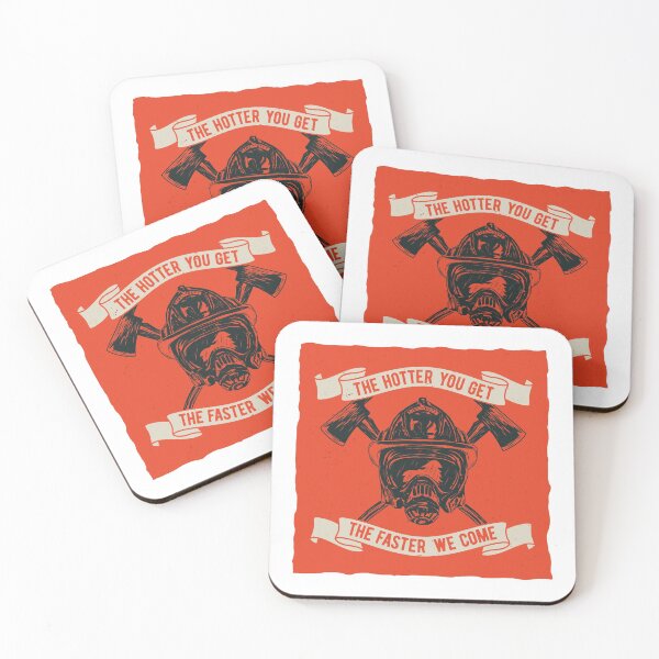 Item preview, Firefighter Funny Illustration designed and sold by MisterGooseShop.