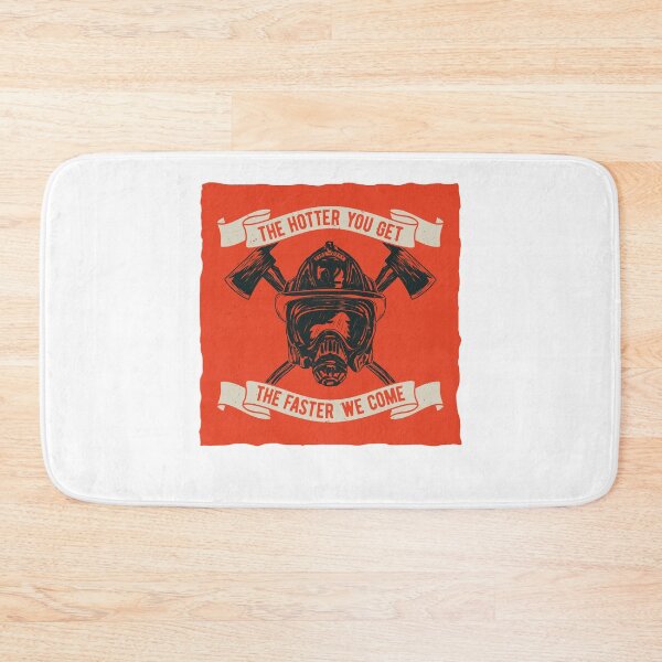 Item preview, Firefighter Funny Illustration designed and sold by MisterGooseShop.