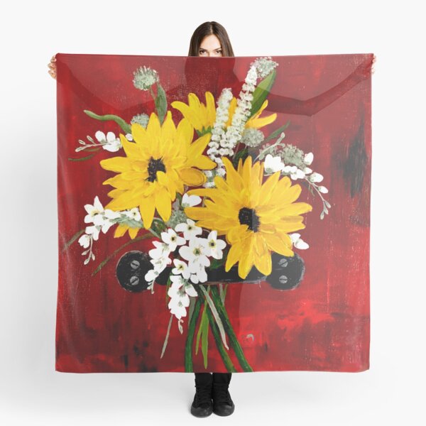 Item preview, Wildflower Bouquet Original Art Painting designed and sold by RobinetteArt.