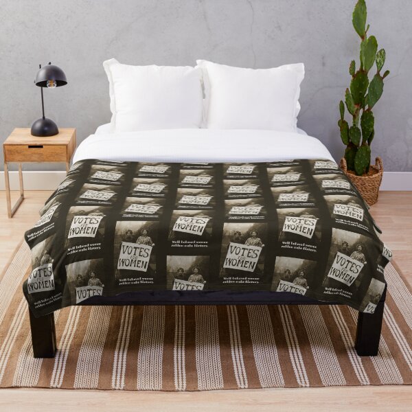 Well behaved women Suffragettes Throw Blanket