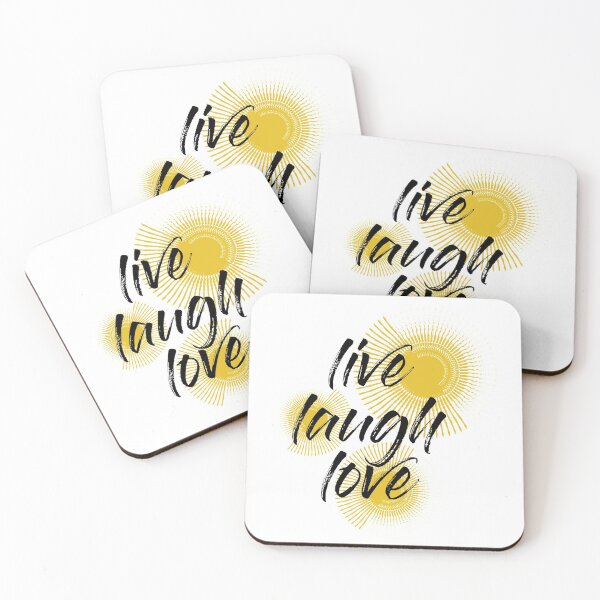 Item preview, Modern, urban, trendy bold graphic design of a saying "Live Laugh Love"  designed and sold by theendup.