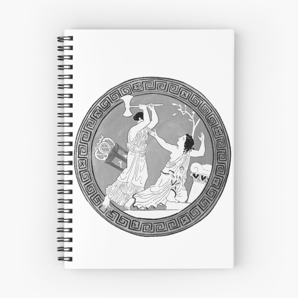 Item preview, Clytemnestra Killing Cassandra Ancient Greek Vase designed and sold by CuteClassics.