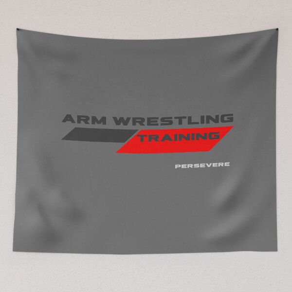 Item preview, ARM WRESTLING TRAINING, RED, GRAY (OR) designed and sold by Tru-Intuit.