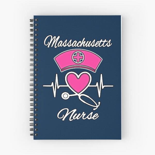 Item preview, Massachusetts Nurse - Nurse Hat, Heart, and Stethoscope designed and sold by Drucifer76.