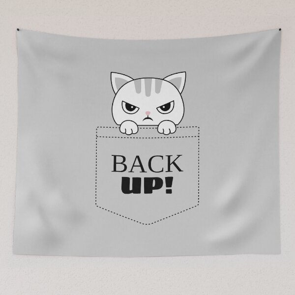 Item preview, Vex Angry Cat Back Up Artwork  designed and sold by CreatedbyJR.