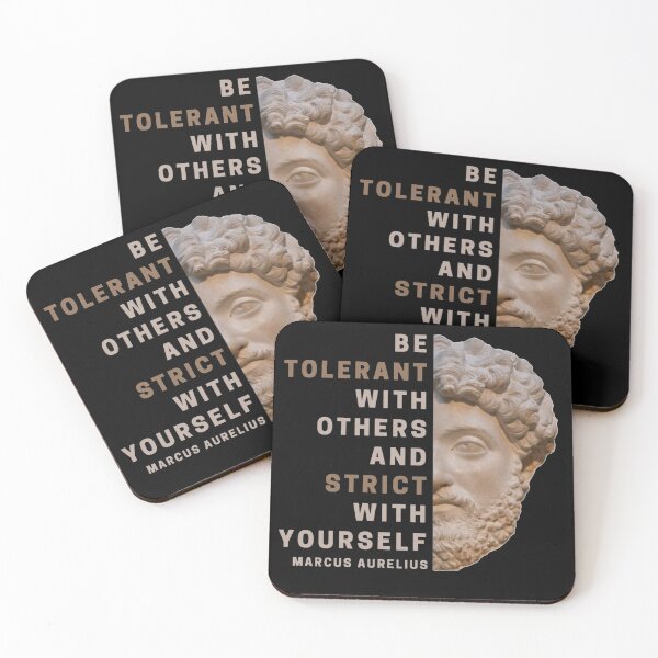 Item preview, Be Tolerant With Others And Strict With Yourself designed and sold by VoxStoica.