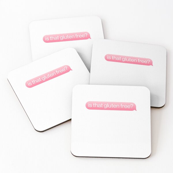Item preview, Is That Gluten Free Pink iMessage Cute Vegan designed and sold by sharedipmemes.