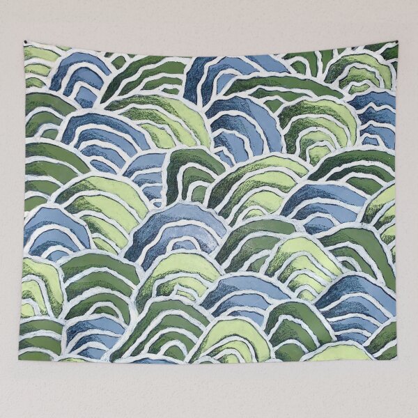Item preview, Waves with Wax Pastels for Ocean Lovers by Christie Olstad designed and sold by Christie Olstad.