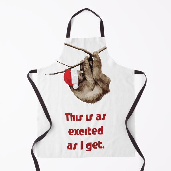 Item preview, Excited Christmas Sloth designed and sold by candhdesigns.