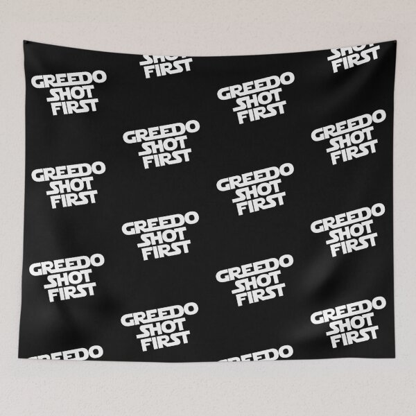 Item preview, Greedo Shot First designed and sold by TeamPineapple.