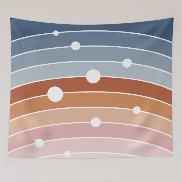 Item preview, Mid Century Modern Planets designed and sold by debbiealbin.