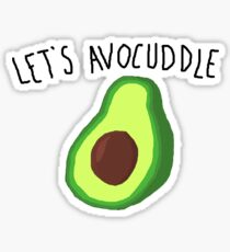 let's avocuddle Sticker