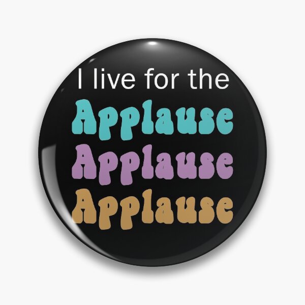 Item preview, I Live for the Applause - Retro designed and sold by KristyBDesigns.