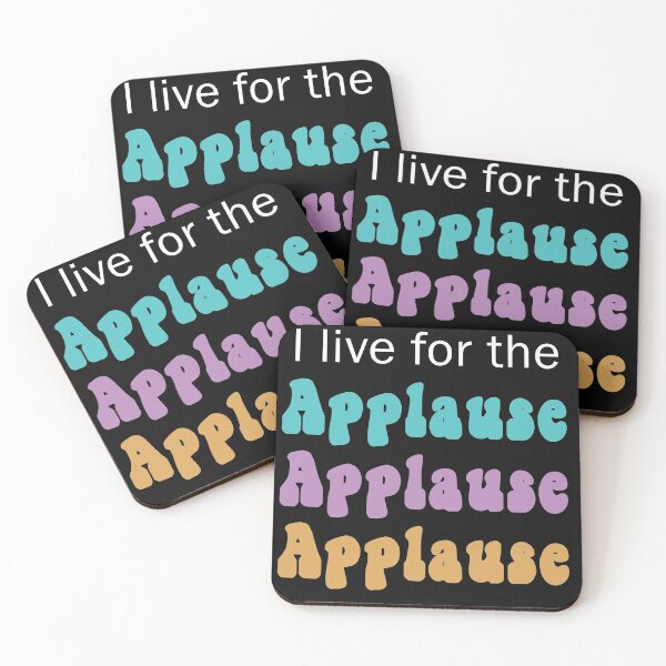 Item preview, I Live for the Applause - Retro designed and sold by KristyBDesigns.